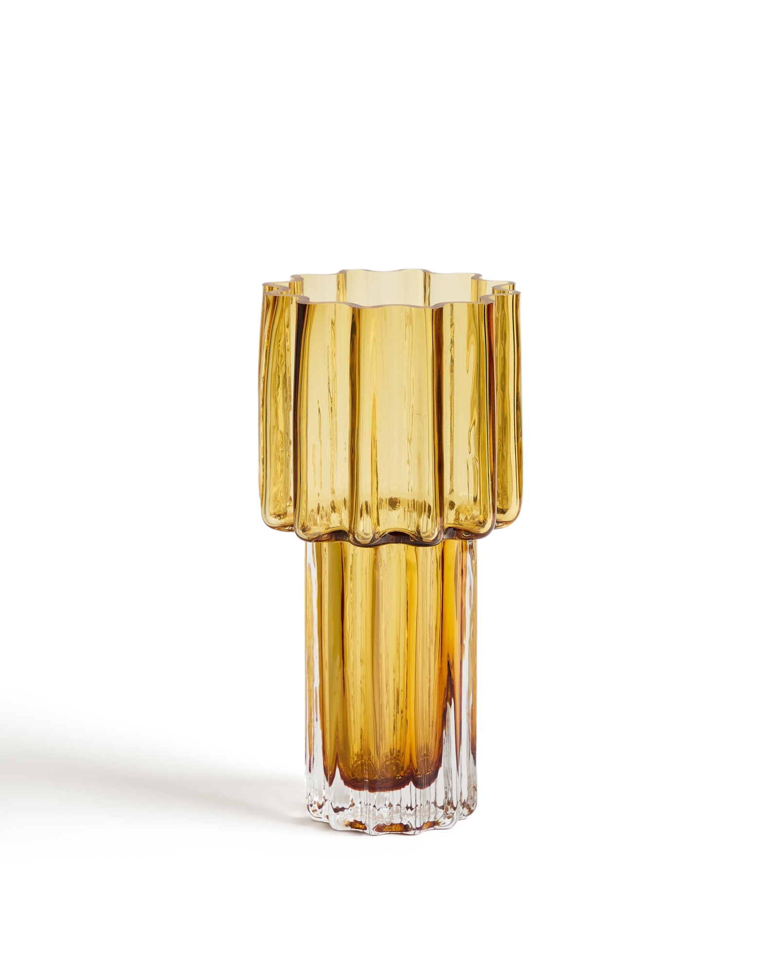 Оранжевая стеклянная ваза Cristila, 30 см La Forma 482592