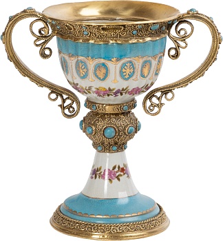 Ваза с ручками Glasar D428C/LD3002