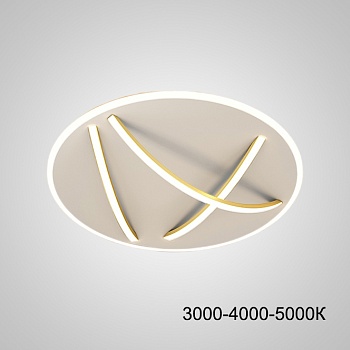 Потолочный светильник HAFTOR D40 Gold Трехцветный свет by ImperiumLoft