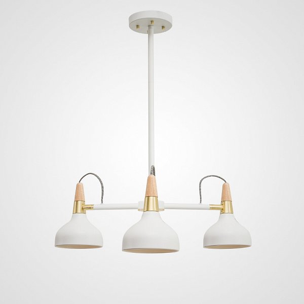 Люстра на штанге OPLAND A 3 lamps White by ImperiumLoft