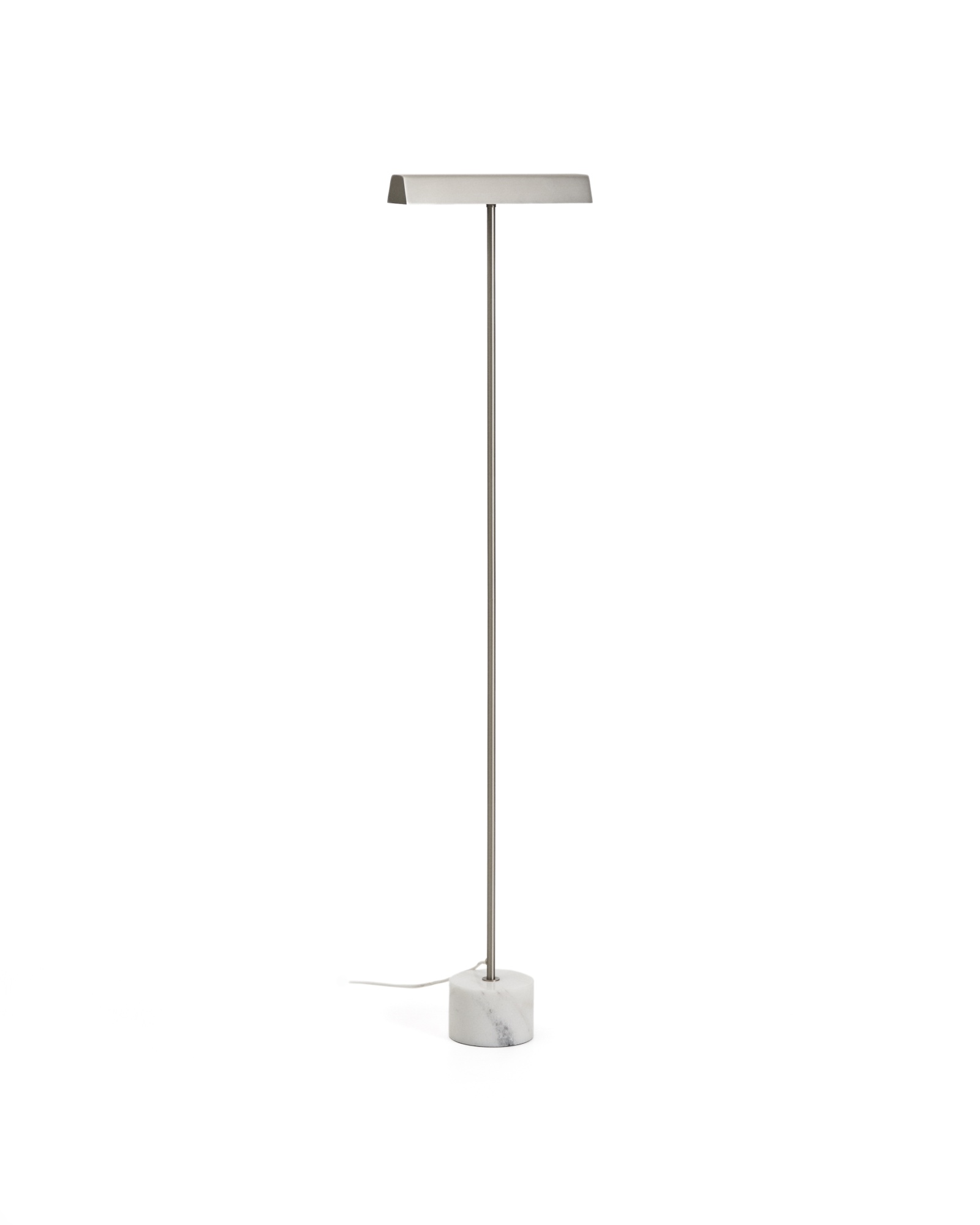 Торшер Lynor из матового металла с основанием из белого мрамора La Forma (ex Julia Grup)