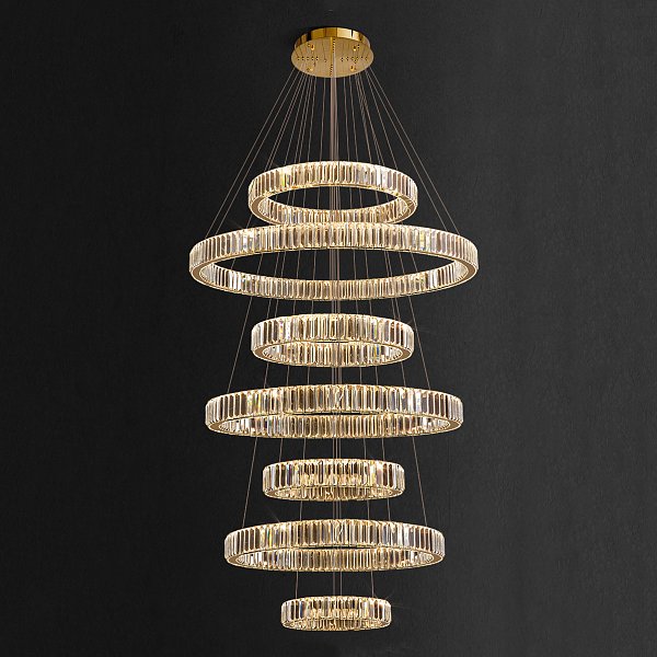 Подвесная люстра BERTOLDA COMBO D40+80+50+90+60+100+70 by ImperiumLoft