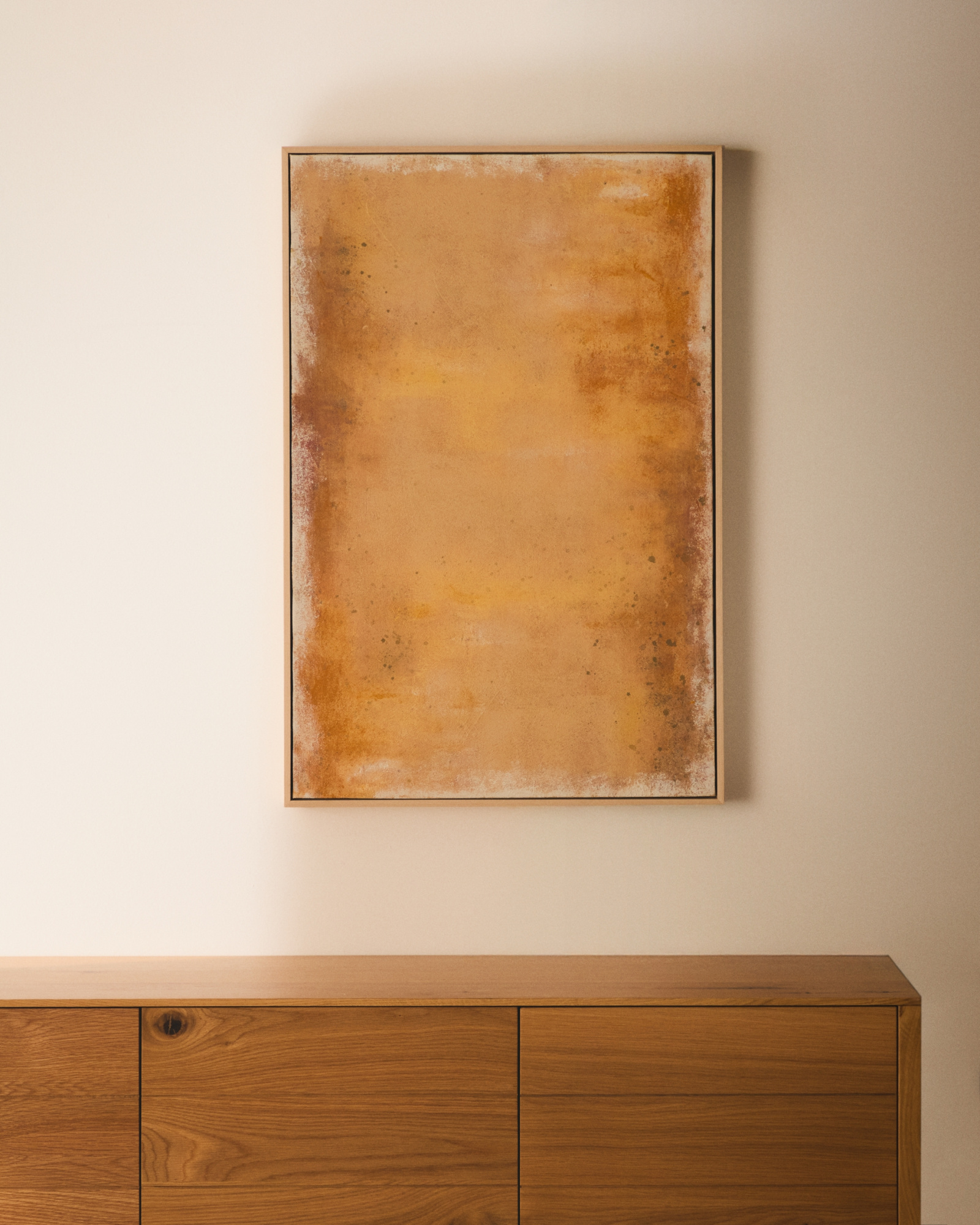 Абстрактная картина Selnar желтая 60 x 90 см La Forma (ex Julia Grup)