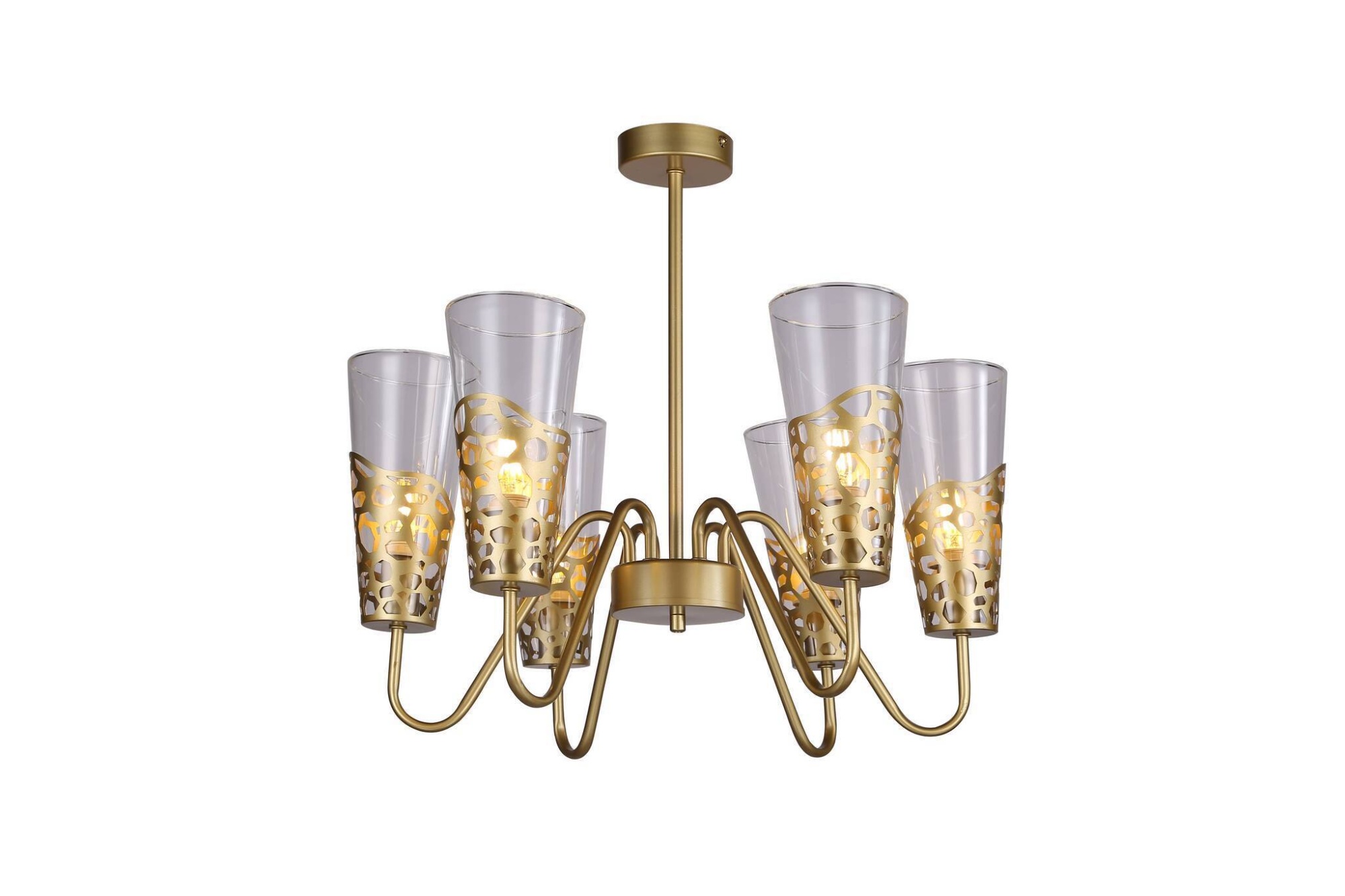 Люстра на штанге Moderli V2824-6C Natali 6*E14*40W