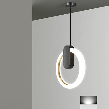 Подвесной светильник GINA D30 Black 4000К by ImperiumLoft
