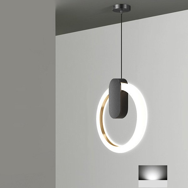 Подвесной светильник GINA D30 Black 4000К by ImperiumLoft