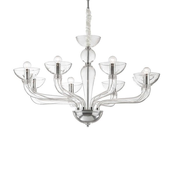 Потолочный светильник Ideal Lux CASANOVA SP8 TRASPARENTE 044255