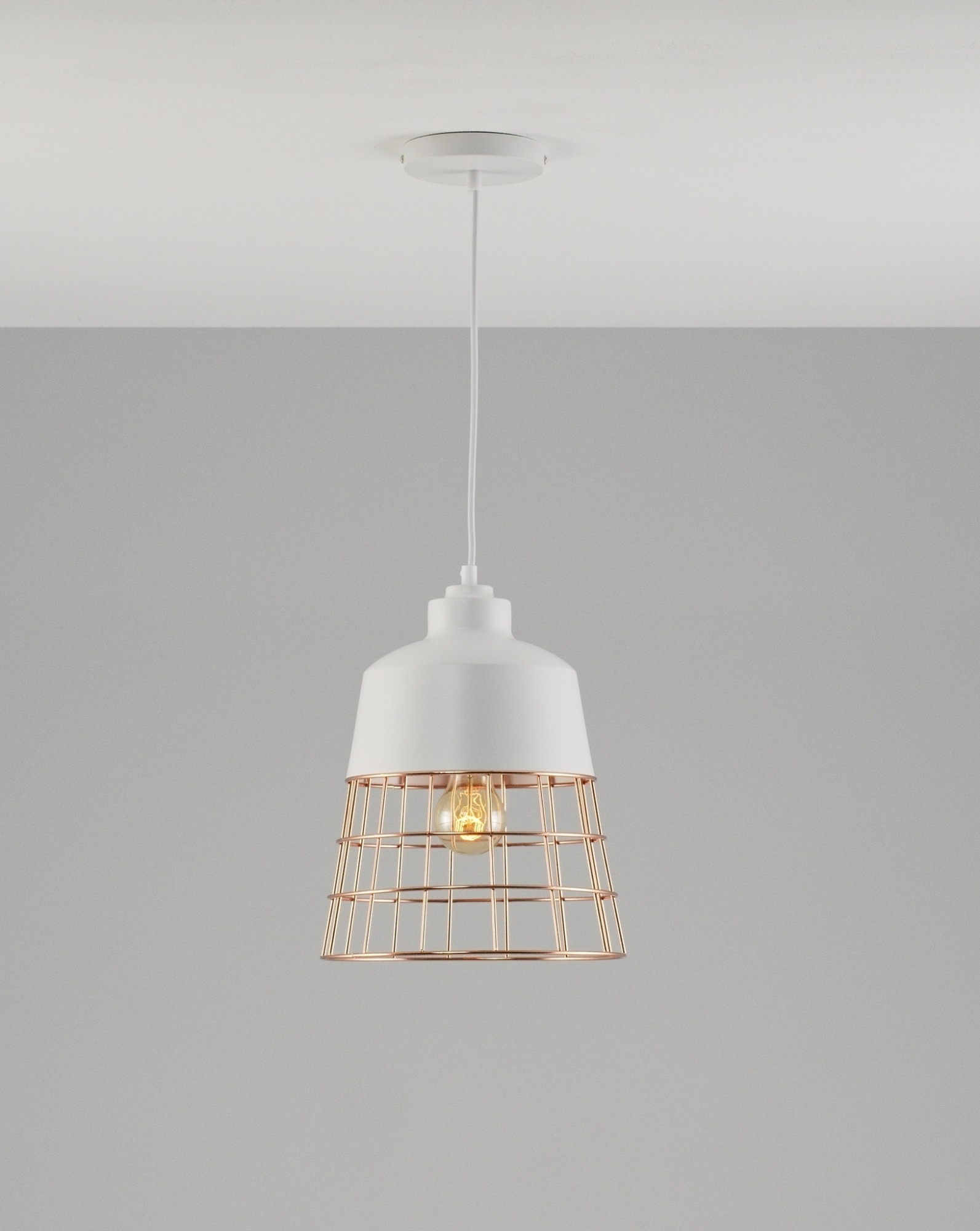 Подвесной светильник Moderli GD-C213-A белый Lora 1*E27*60W