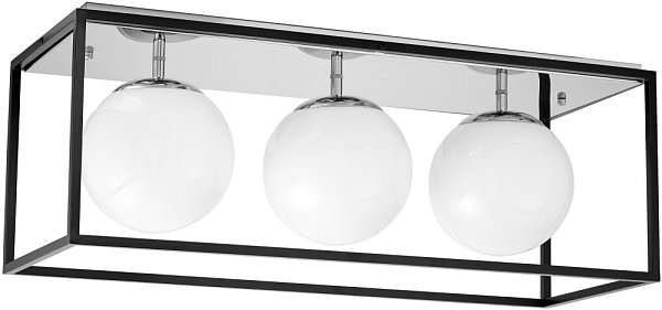 Потолочный светильник Lumina Deco LDC 8060-3 CHR+BK