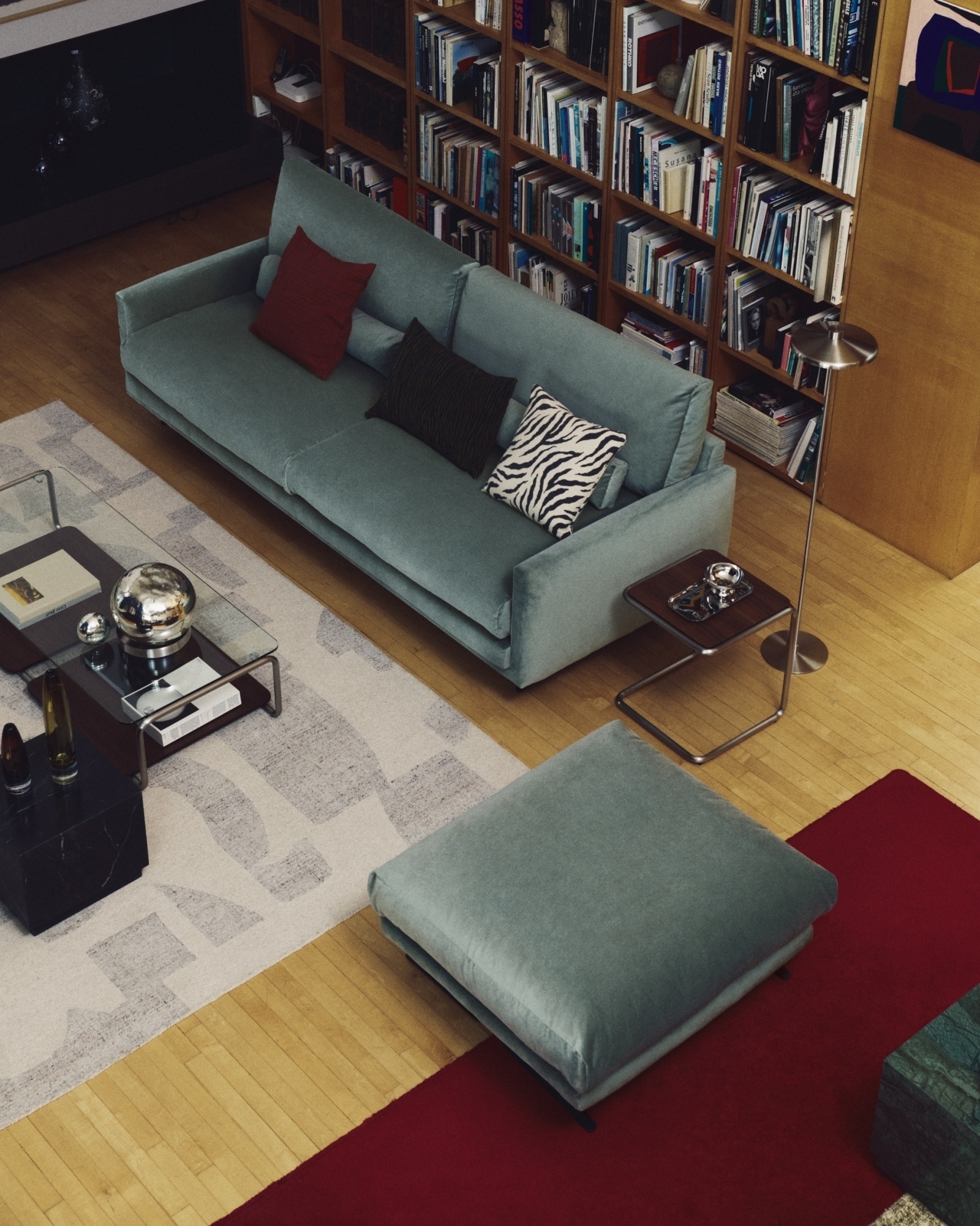 Серый жаккардовый ковер Norela из шерсти 300 x 200 см La Forma (ex Julia Grup)