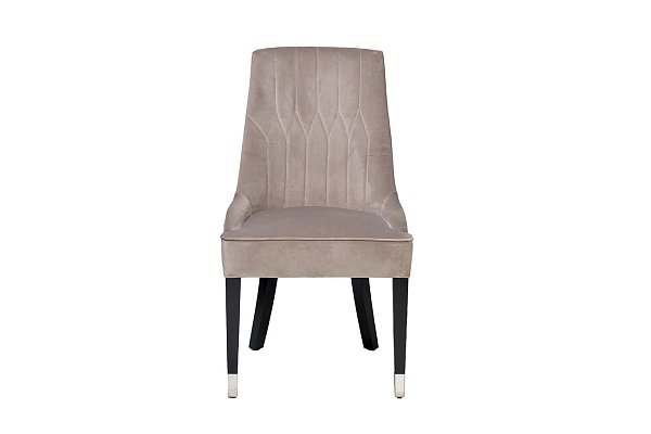 Стул Elegante велюровый жемчужно-серый Garda Decor ELEGANTE-2K-ЖЕМ.СЕР-Cat4