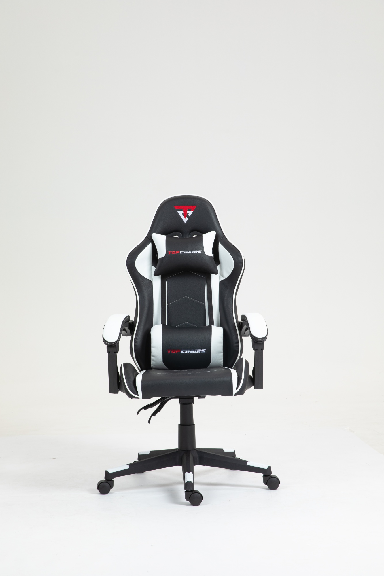 Кресло спортивное TopChairs Shadow черно-белый Stool Group