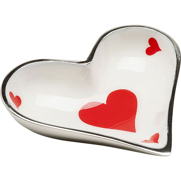 Чаша декоративная KARE Hearts 55317