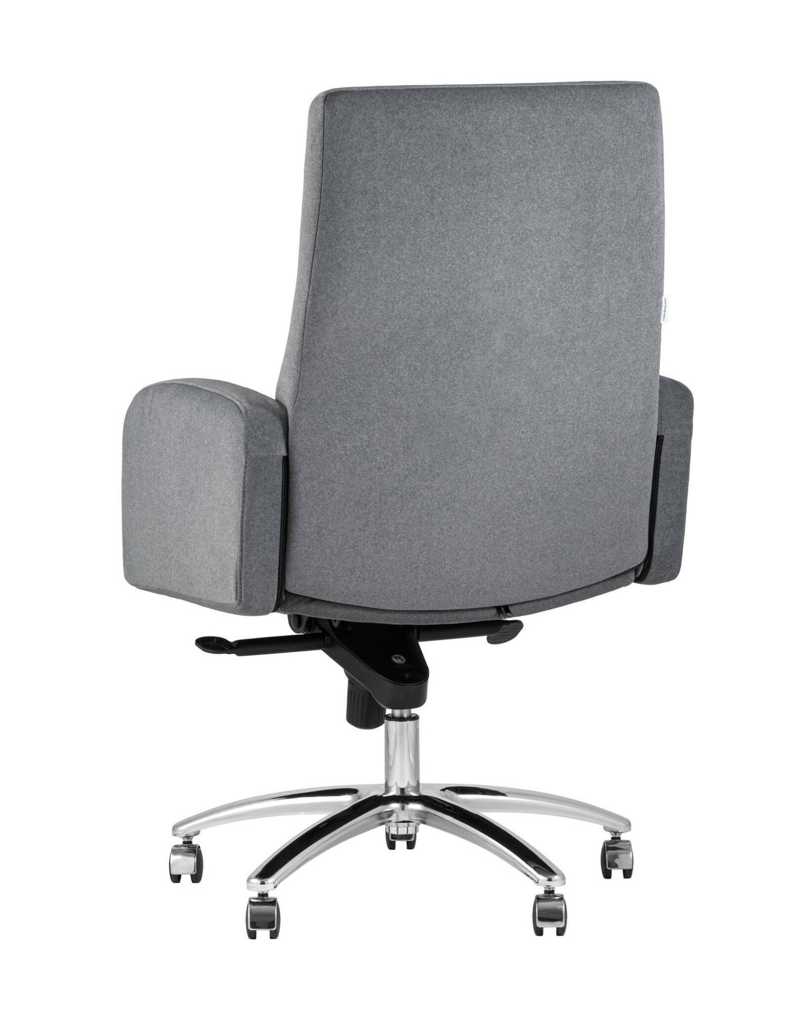 Кресло руководителя Лансет микровелюр темно-серый Stool Group