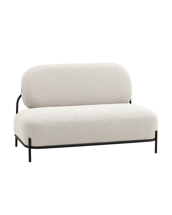Диван Стоун ткань букле молочный Stool Group
