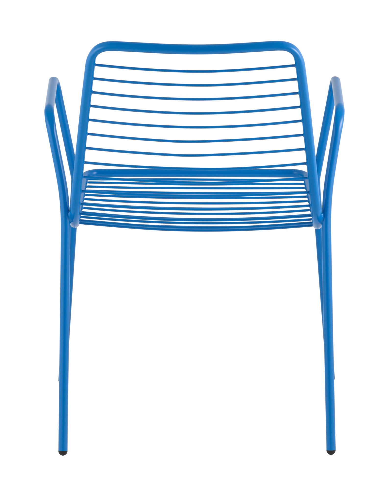 Стул с подлокотниками Дели металл голубой Stool Group