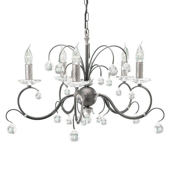 Люстра Elstead LUN 5 BLK/SIL