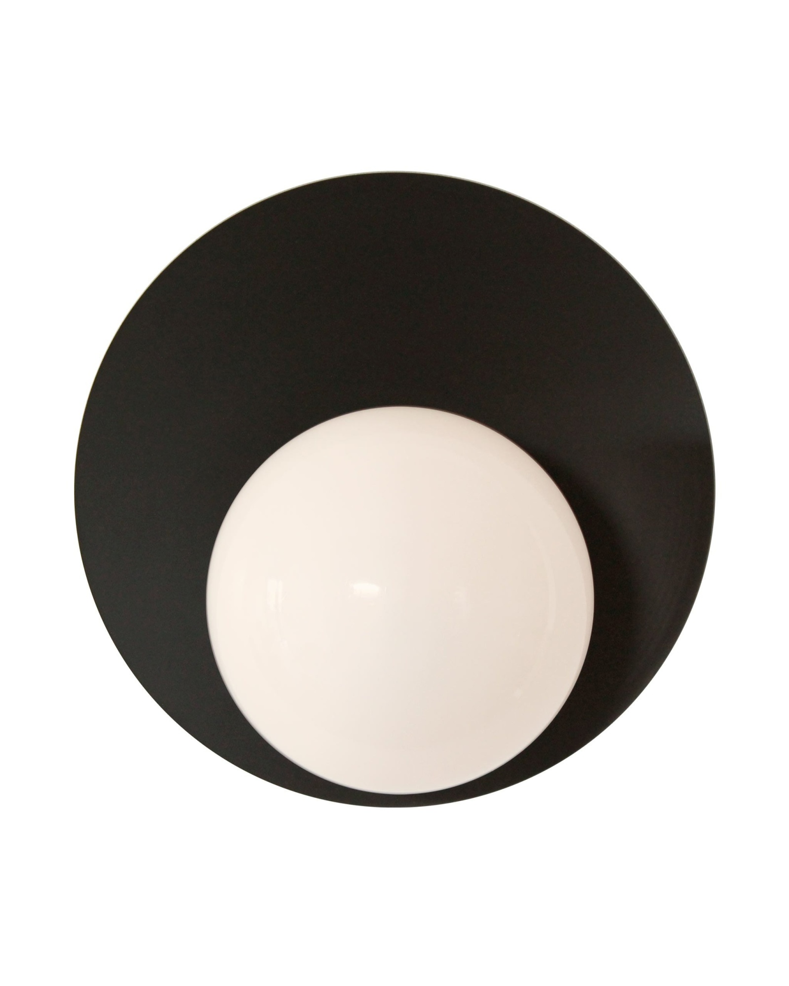 Чёрный настенный светильник Тео Louvre Home LHLSC370324SWL