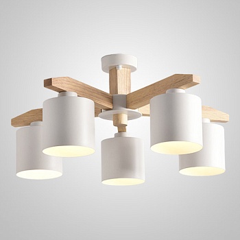 Потолочная люстра CRISS L5 White by ImperiumLoft