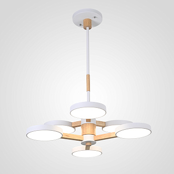 Подвесная люстра TURNA DBL L6 White by ImperiumLoft