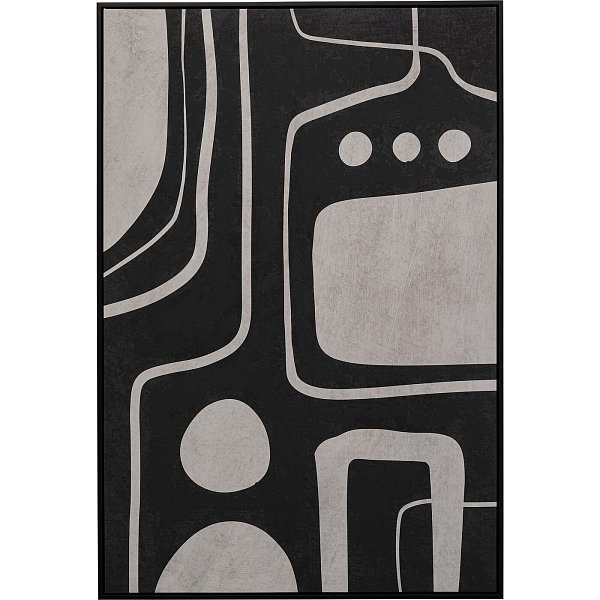 Картина на холсте Artistic Blacky 70x110 см KARE 57004