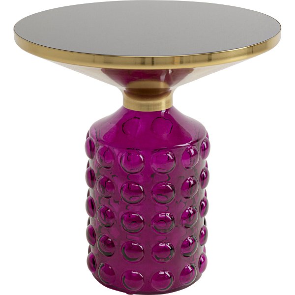 Стол приставной Lola Purple Ø50cm KARE 70649