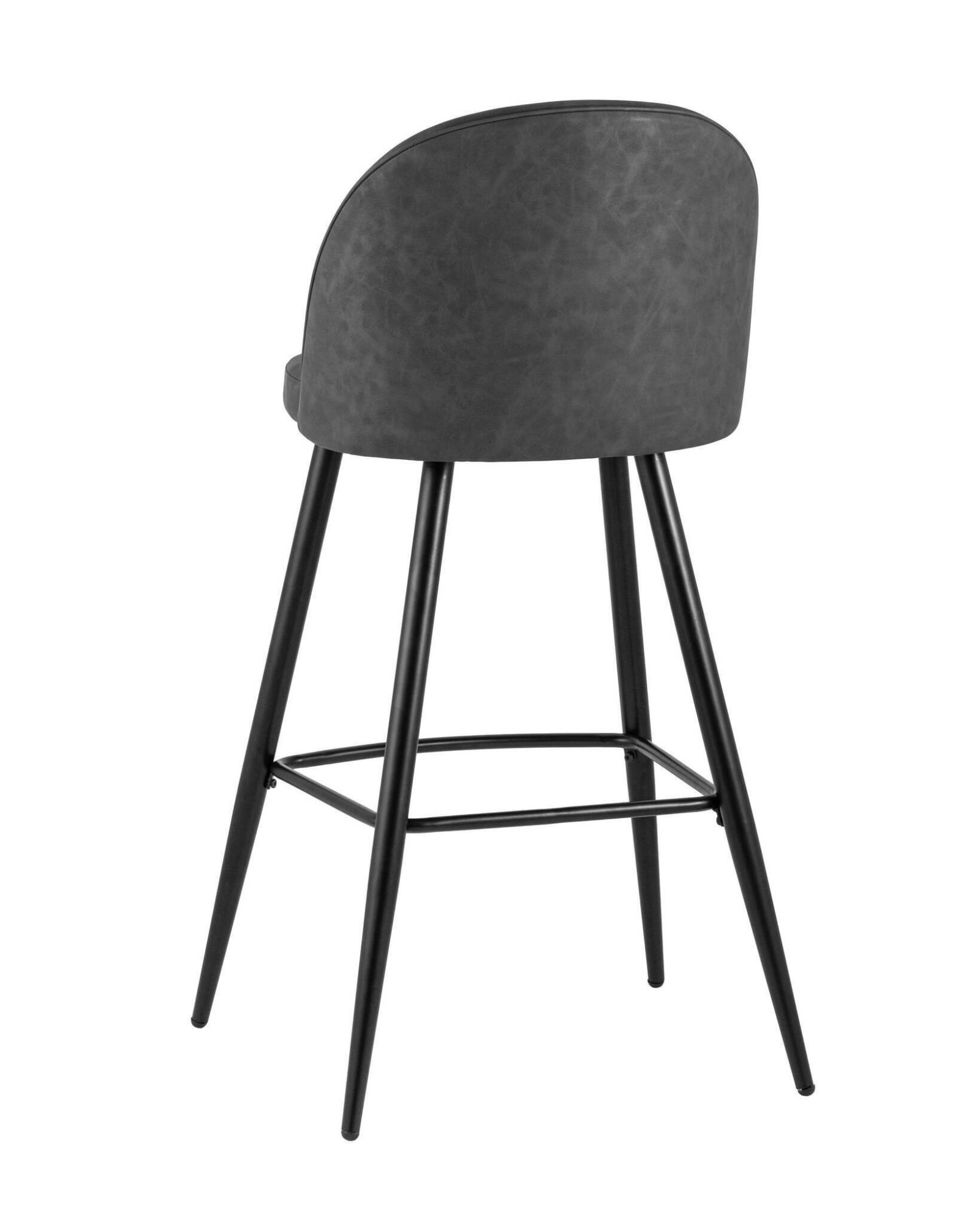 Стул барный Лион темно-серая экокожа Stool Group