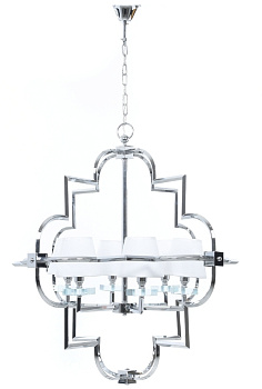 Подвесная люстра Lumina Deco LDP 8020-6 CHR+WT