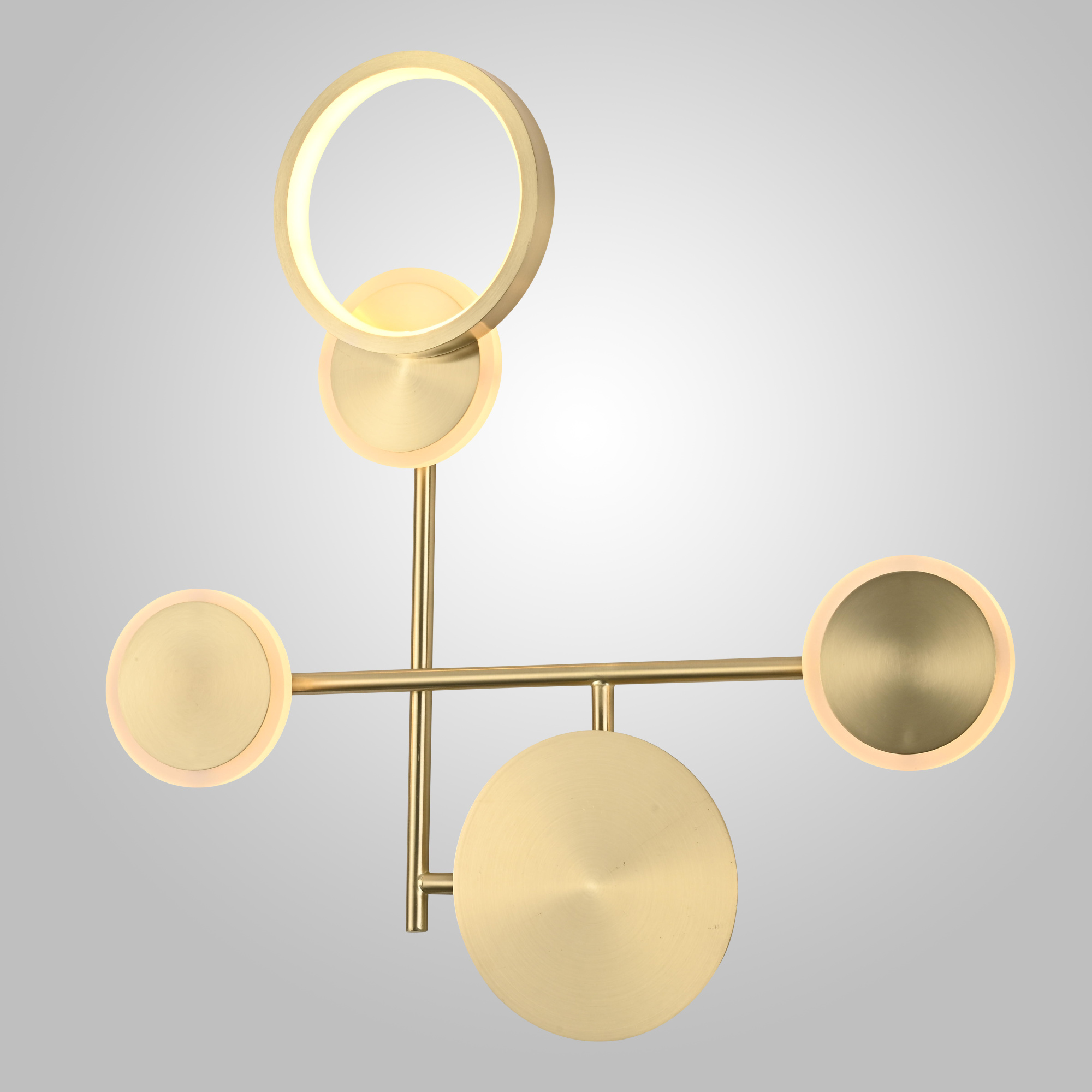 Настенный светильник ZINGY D Brass by ImperiumLoft