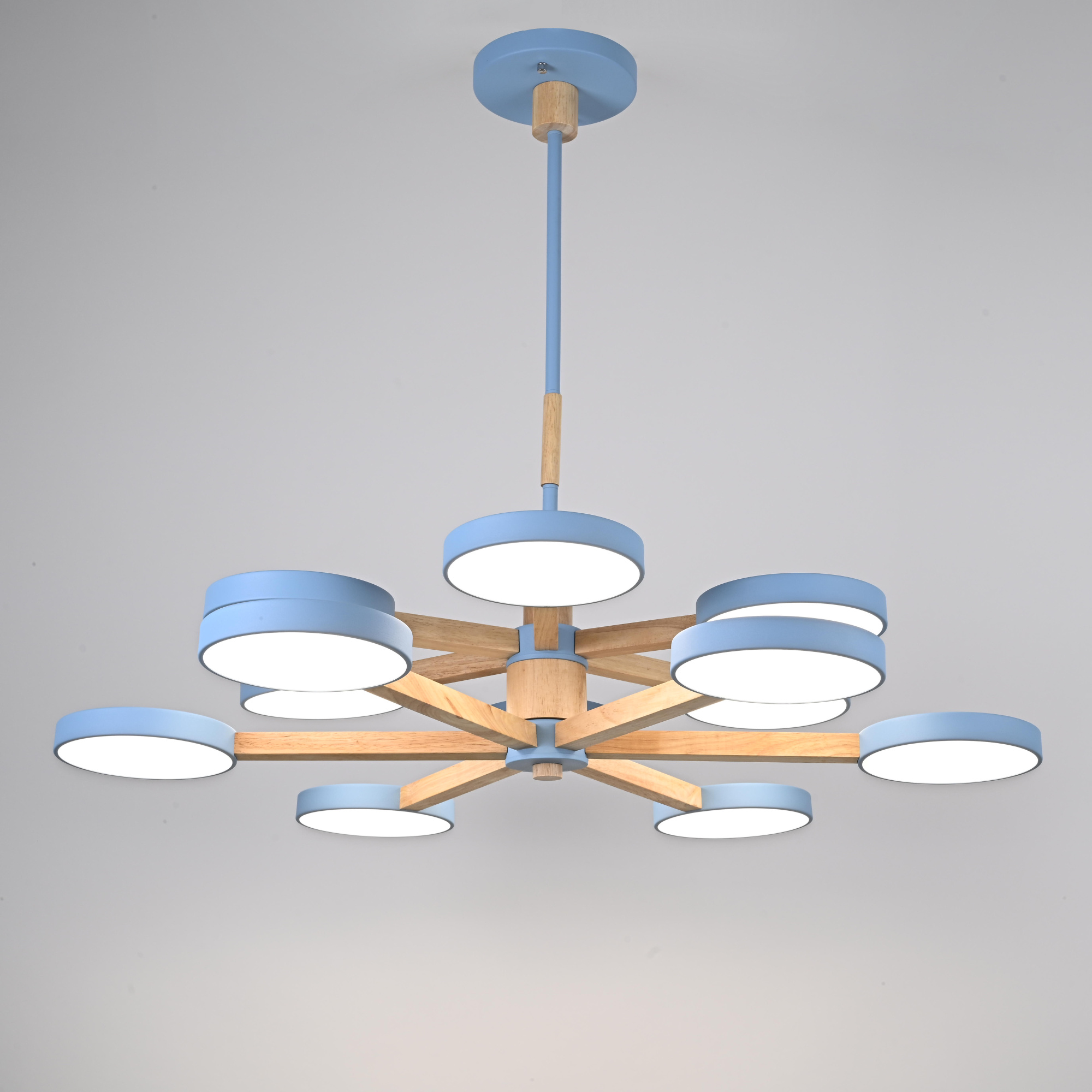 Подвесная люстра TURNA DBL L12 Blue by ImperiumLoft