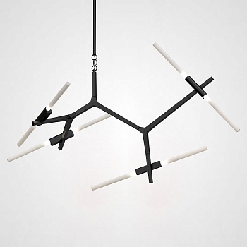 Люстра Агнес Chandelier Summer 8 Black by ImperiumLoft