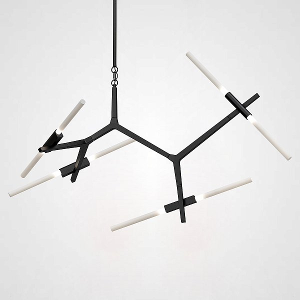 Люстра Агнес Chandelier Summer 8 Black by ImperiumLoft