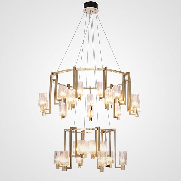 Подвесная кольцевая люстра KRISTEL D110 30 lamps by ImperiumLoft