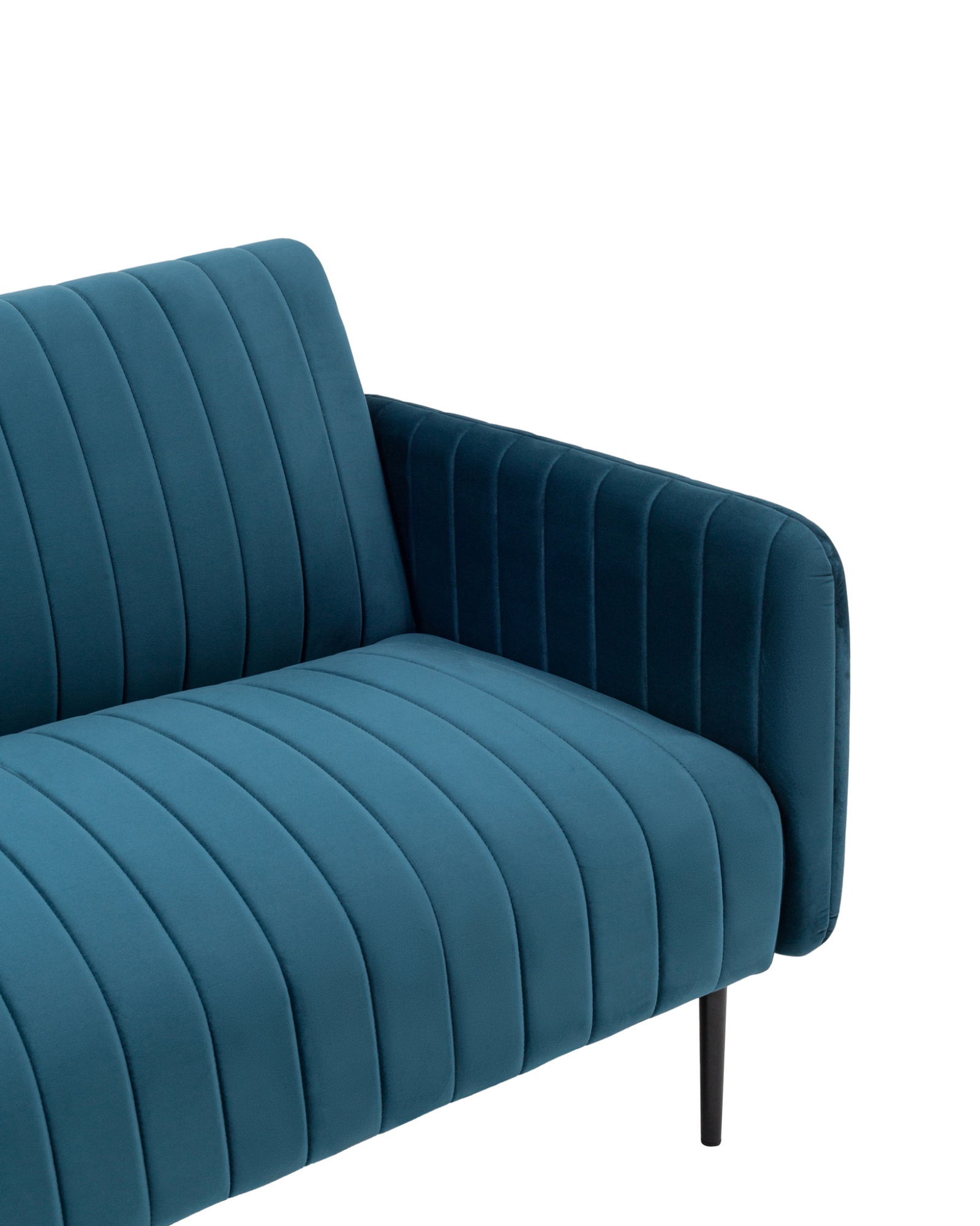 Диван прямой Дрезден велюр синий Stool Group