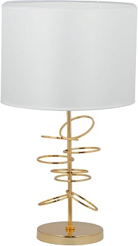 Интерьерная настольная лампа Lumina Deco LDT 5530 F.GD+WT