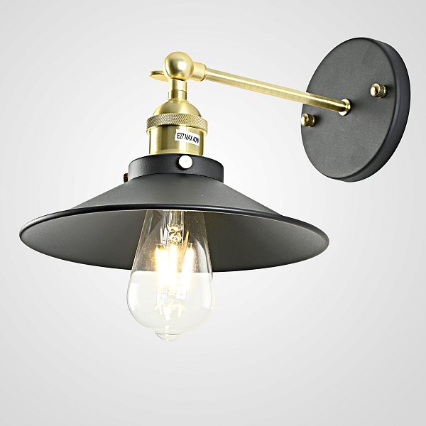 Бра Cone 20Th C.factory Filament By Imperiumloft