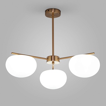 Люстра на штанге Eurosvet 30190/3 латунь