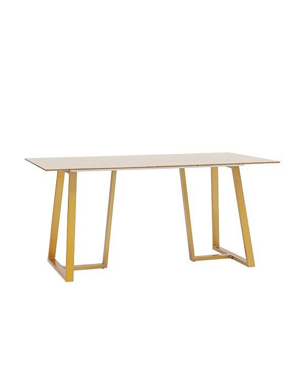 Стол обеденный Даллас 160*90 охра стеклянный Stool Group