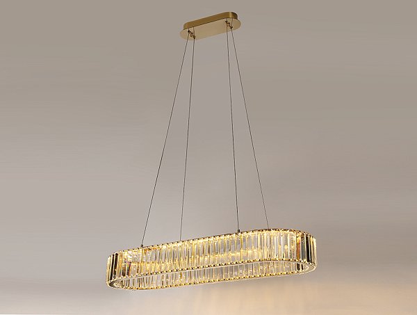Подвесной светильник Newport 8445/90 oval gold