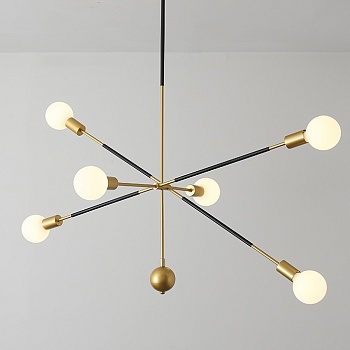 Люстра на штанге ZORA by ImperiumLoft