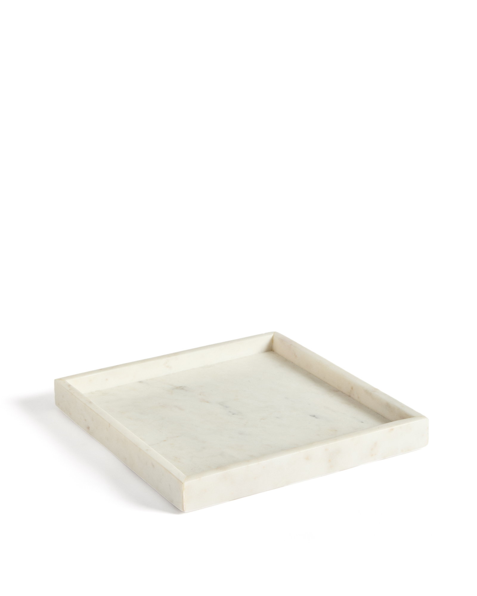 Поднос Serela из белого мрамора 35 x 35 см La Forma 437022
