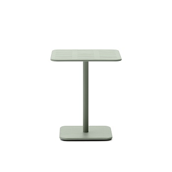 Уличный стол Brai из оцинкованной стали бирюзового цвета 70 x 70 см La Forma (ex Julia Grup)