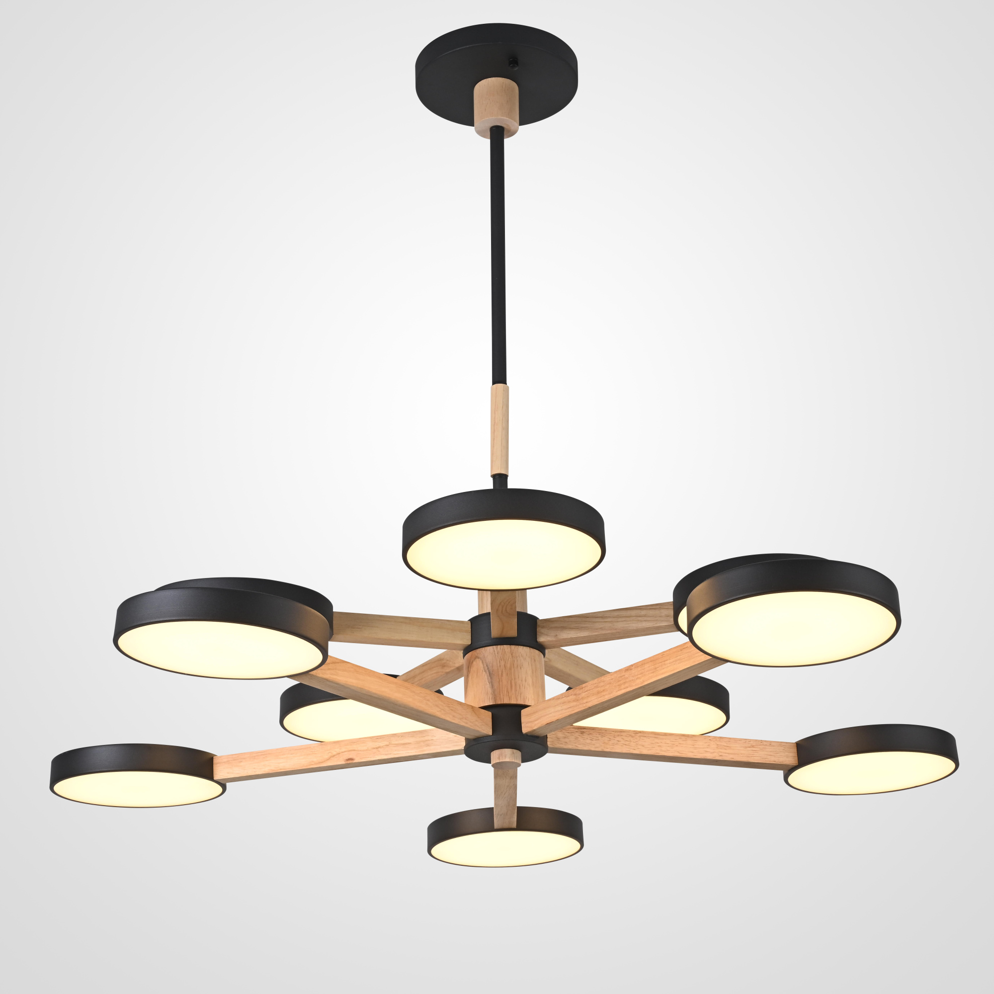 Подвесная люстра TURNA DBL L10 Black by ImperiumLoft