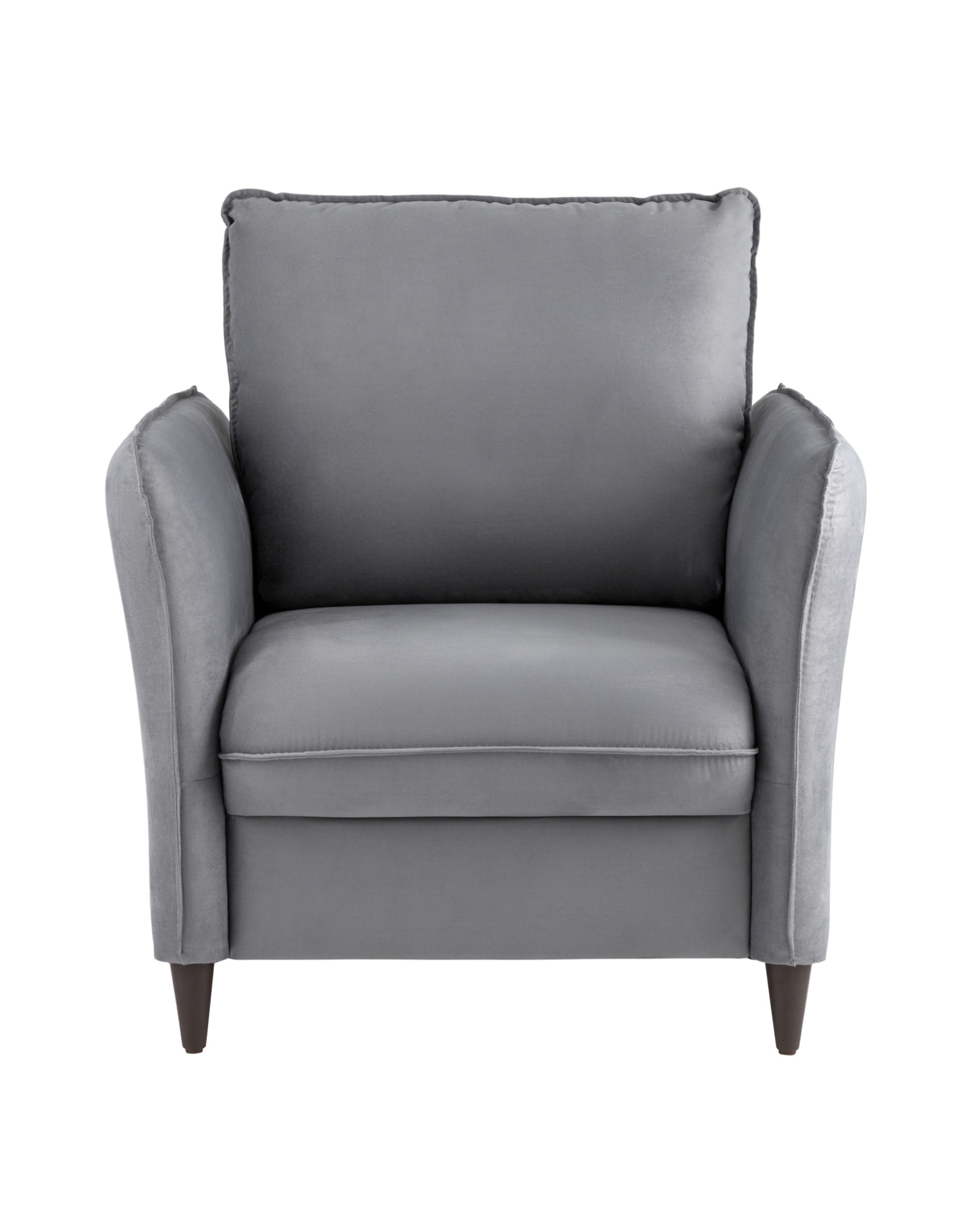 Кресло Говард велюр серый Stool Group