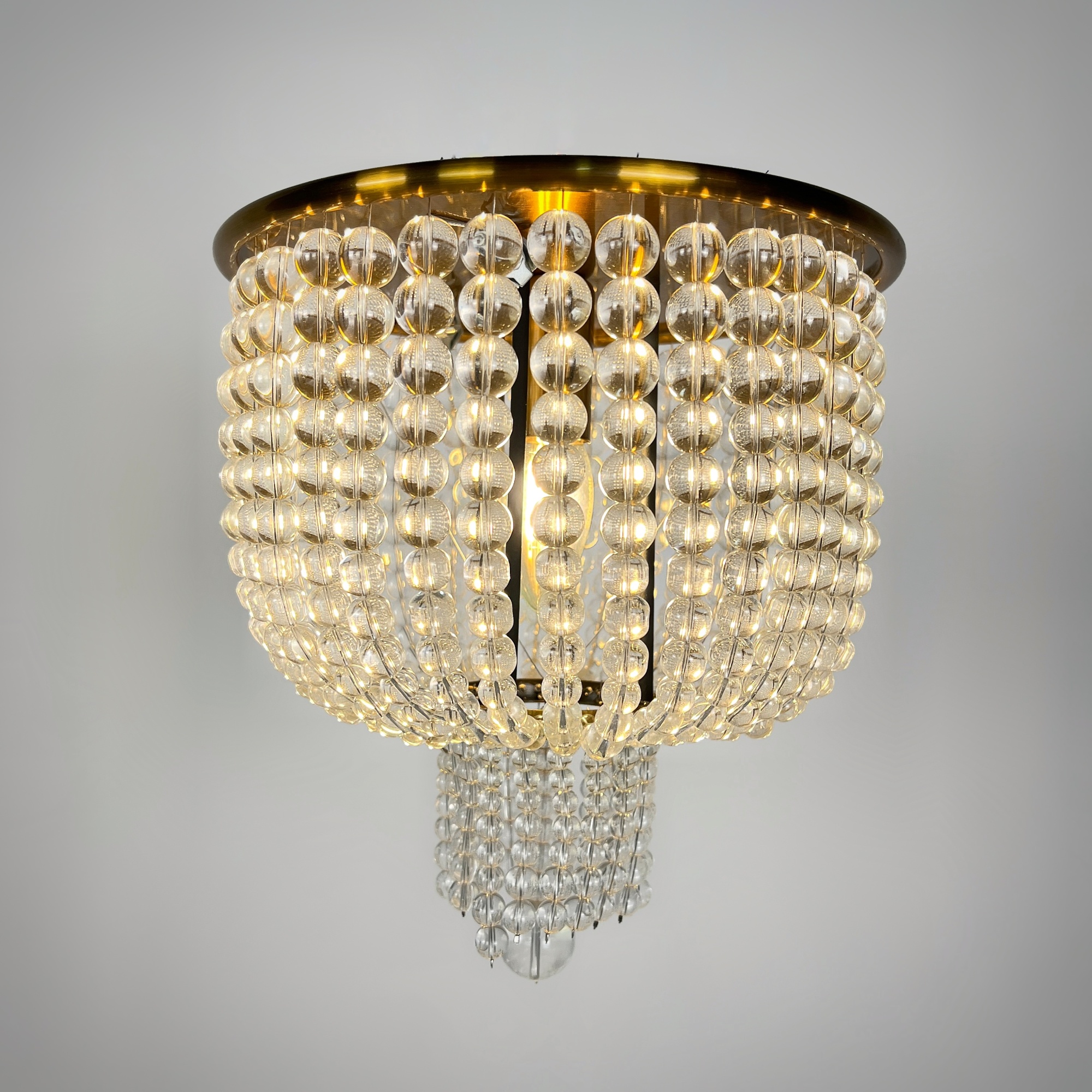 Потолочная Люстра Jacqueline White Sconce Brass By Imperiumloft