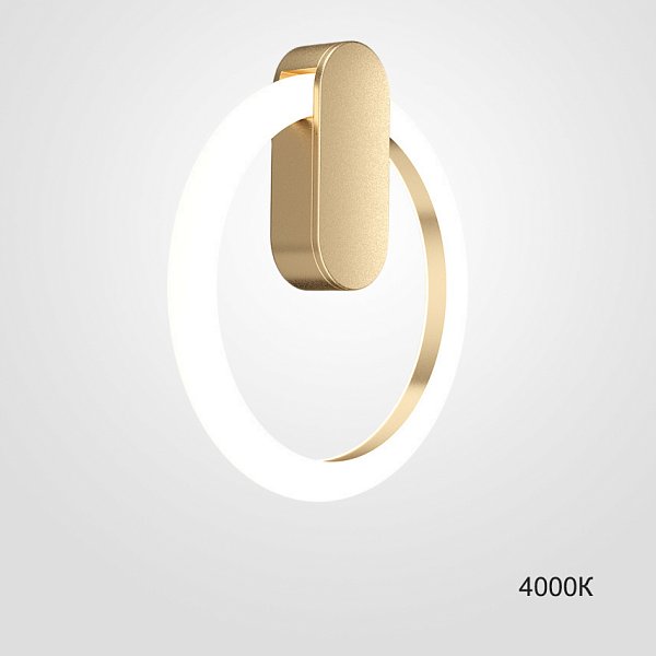 Настенный светильник GINA WALL D20 Brass 4000К by ImperiumLoft
