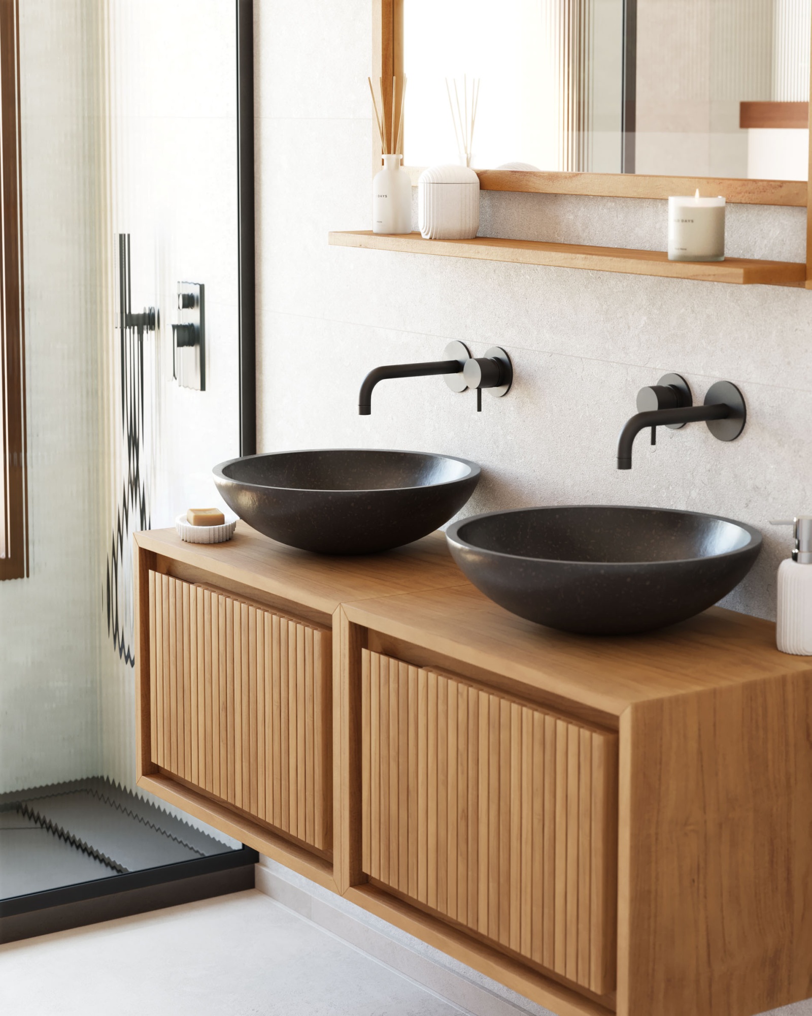 Мыльница из белого искусственного камня Ateneas La Forma (ex Julia Grup)