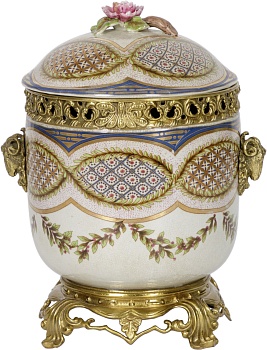 Ваза с крышкой Glasar B662E/HX0471