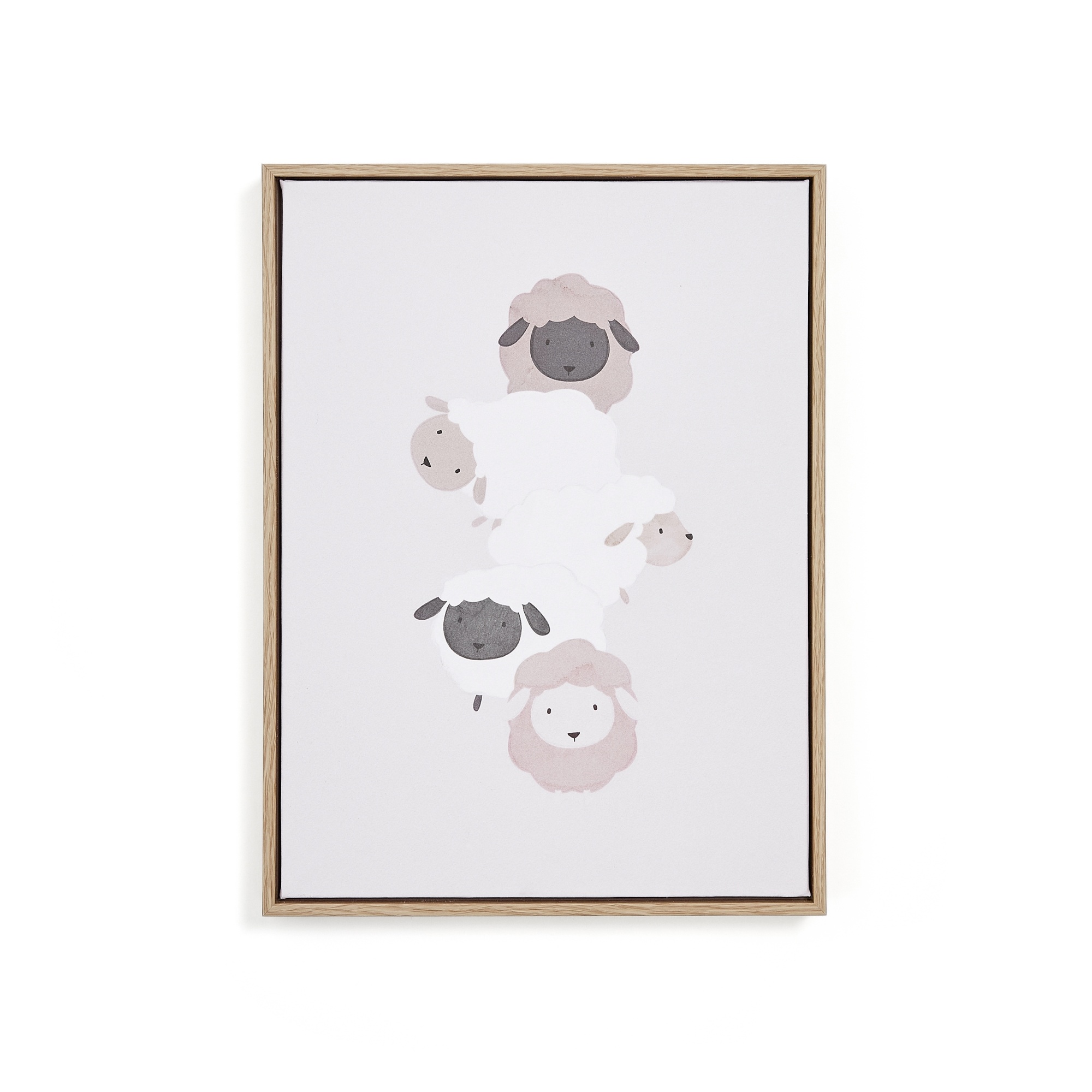 Картина Milu с бежево-белыми овцами, 40 х 30 см La Forma (ex Julia Grup)