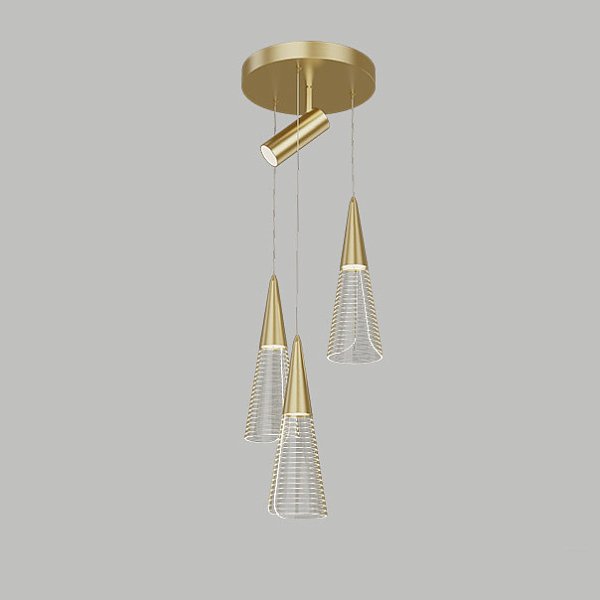 Подвесной светильник MANDORA B L4 Brass by ImperiumLoft